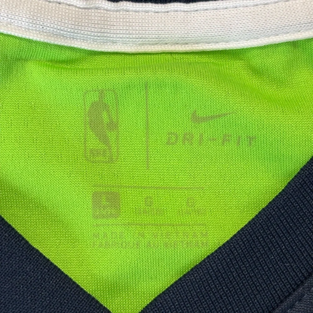 Nike Dri-FIT Minnesota Timberwolves Jersey in Lime Green and Navy